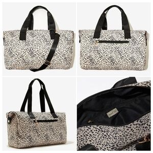 Mali & Lili Cream & Black Weekender Bag